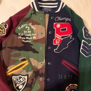 Varsity sweater jacket